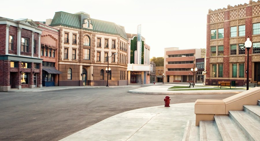 Disney Golden Oak Ranch backlot sets